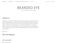 Tablet Screenshot of beardedeye.com